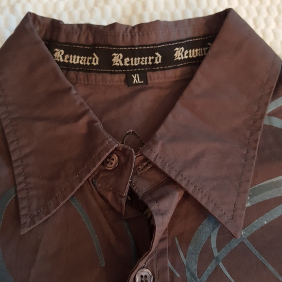 REWARD Men's Button Down Shirt Size XL - Picture 4 of 6